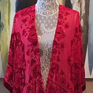 Red mesh Cover jacket